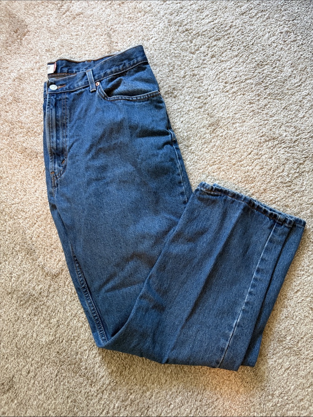 Levi's Men's Straight Jeans - Dark Blue Denim